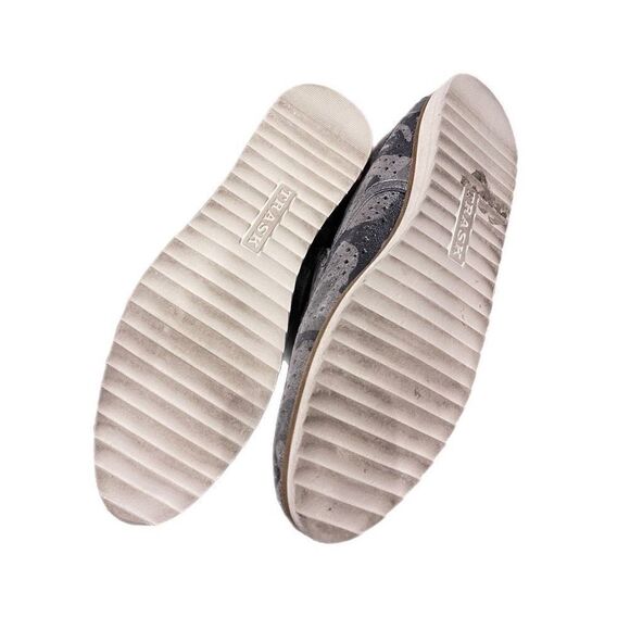 Trask Andi Pewter Perforated Camouflage Flats - Picture 3 of 3